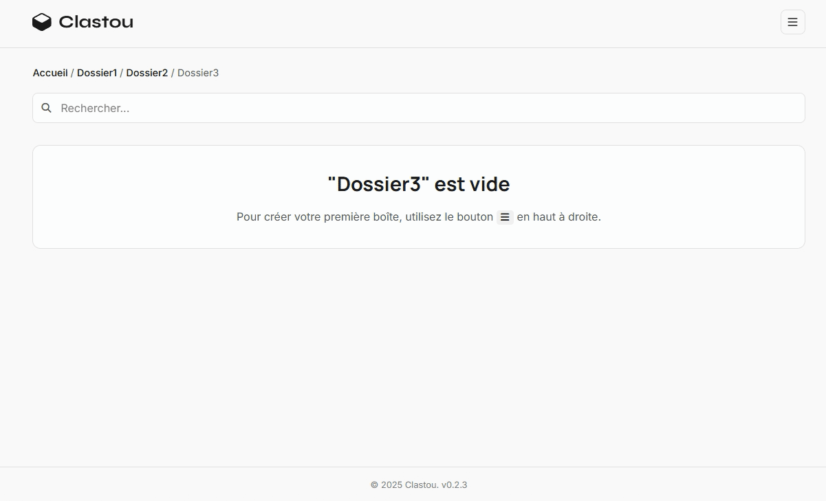 Structure d'organisation de Clastou